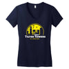 visit tilted towers fortnite Women's V-Neck T-Shirt