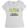 never remember Women's Triblend Scoop T-shirt