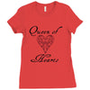 hearts queen of hearts Ladies Fitted T-Shirt