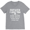I Love You Father V-Neck Tee