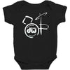 dw drum Baby Bodysuit