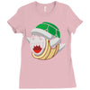 mario turtle Ladies Fitted T-Shirt