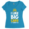 i like big monster cars Women's Triblend Scoop T-shirt