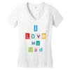 I Love my Dad Women's V-Neck T-Shirt