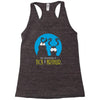tick and arthur Racerback Tank