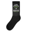 alien abductee survivor tour ufo nerd geek comic funny Socks