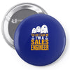 cant scare me im sales engineer halloween Pin-back button