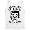 monsters outside fan club back Tank Top