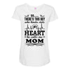 There's This Boy Who Stole My Heart He Calls Me Mom Maternity Scoop Neck T-shirt