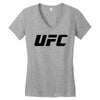 ufc logo Women's V-Neck T-Shirt