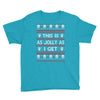 emo gothic ugly christmas sweater. Youth Tee