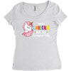 My Unicorn Ate My Homework Women's Triblend Scoop T-shirt