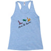 ducks fly together Racerback Tank