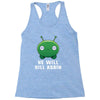 He Will Kill Again Racerback Tank