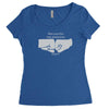 nbc psych fist bump Women's Triblend Scoop T-shirt
