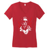 new retro 1980's the terminator Women's V-Neck T-Shirt