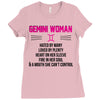 Gemini Woman Ladies Fitted T-Shirt