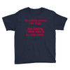 drink wine in ractangle Youth Tee