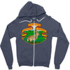 save the jackalopes! Zipper Hoodie