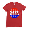 save ferris tribute to ferris bueller's Ladies Fitted T-Shirt