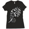 elephant ornate Ladies Fitted T-Shirt