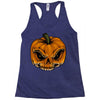 skull pumpkin Racerback Tank