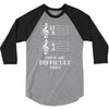 13/8 6/4 These Are Difficult Times 3/4 Sleeve Shirt