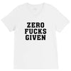 Zero Fucks Given V-Neck Tee