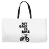 my bmx İs bike Weekender Totes