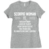 Scorpio Woman Ladies Fitted T-Shirt