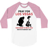Pray for Las Vegas, Route 91 Harvest 2017 3/4 Sleeve Shirt