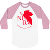 neon genesis evangelion anime nerv logo 3/4 Sleeve Shirt