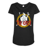 the grey Maternity Scoop Neck T-shirt