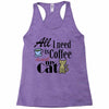 coffee cat Racerback Tank