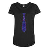Anchor Tie Maternity Scoop Neck T-shirt
