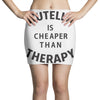 nutella is cheaper than therapy Mini Skirts