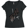 freddy krueger gloves Women's Triblend Scoop T-shirt