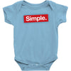 simple red Baby Bodysuit
