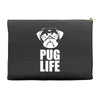 pug life dog Accessory Pouches