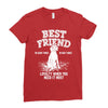 Best Friend  Beagle Ladies Fitted T-Shirt
