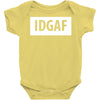 idgaf Dua Lipa Baby Bodysuit