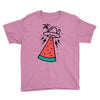 summer alien invasion bright color Youth Tee