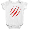 red strong Baby Bodysuit