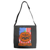 halloween american flag halloween american flag Adjustable Strap Totes