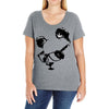 panda Ladies Curvy T-Shirt