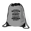 Super Cool Granny Of A Freaking Awesome Granddaughter Drawstring Bags