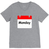 title of day of the week monday day of the week V-Neck Tee