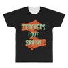 teachers love brains All Over Men's T-shirt