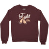 Fight For a Cure Uterine Cancer Awareness Crewneck Sweatshirt