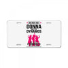 Donna and DynamoS License Plate